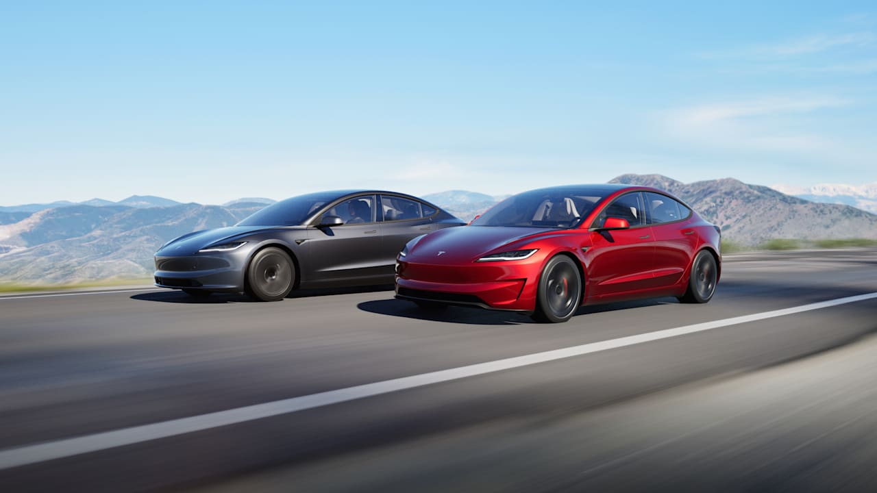 Tesla Model 3 electric sedan